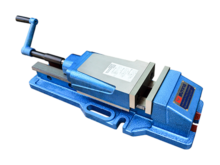 Internal oil pressure vice